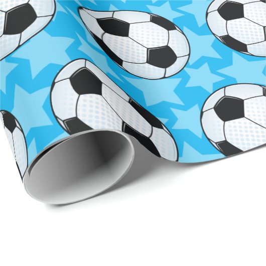  Voetbal Cadeaupapier (Rol Hoek)