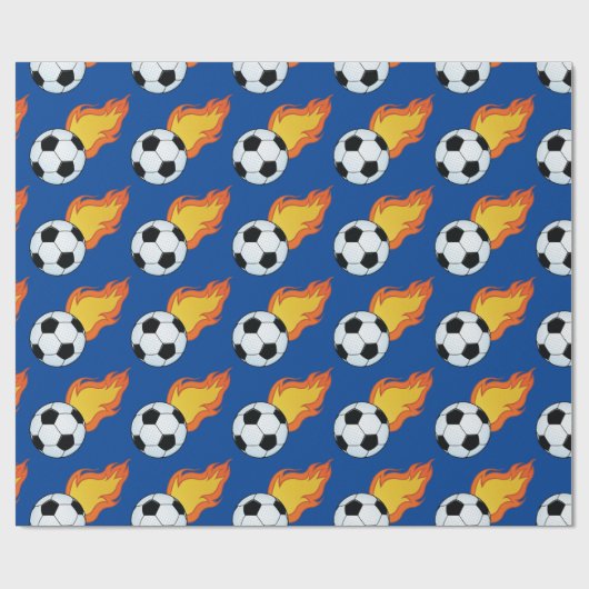 Voetbal Cadeaupapier (Vlak)