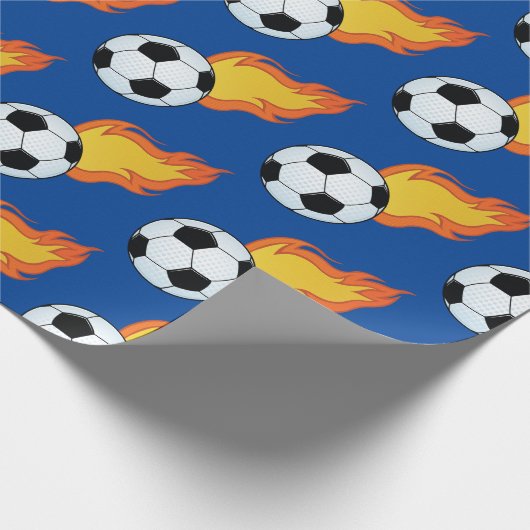 Voetbal Cadeaupapier (Hoek)
