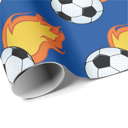 Voetbal Cadeaupapier (Rol Hoek)