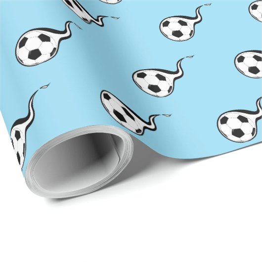 Voetbal Cadeaupapier Wrap Sport Jongen (Rol Hoek)