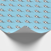 Voetbal Cadeaupapier Wrap Sport Jongen (Hoek)