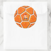 Voetbal cadeaus Nederlandse vlag Ronde Sticker (Tas)