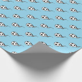 Voetbal cadeauverpakking papier wrap sportjongen (Hoek)