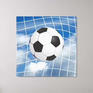 Voetbal Canvas Afdruk