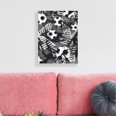 Voetbal Canvas Wall Art Afdruk (Insitu (Woonkamer))