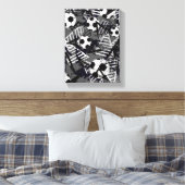 Voetbal Canvas Wall Art Afdruk (Insitu (Slaapkamer))