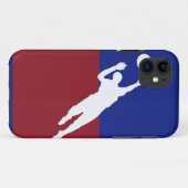 Voetbal Case-Mate iPhone Case (Achterkant (horizontaal))