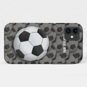 Voetbal Case-Mate iPhone Case (Achterkant (horizontaal))