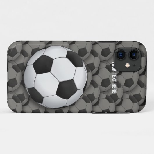 Voetbal Case-Mate iPhone Case (Achterkant (horizontaal))