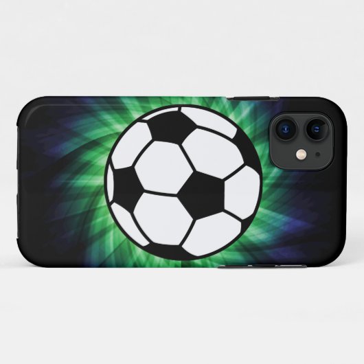 Voetbal Case-Mate iPhone Case (Achterkant (horizontaal))