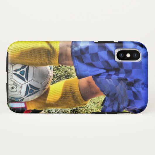 Voetbal Case-Mate iPhone Case (Achterkant (horizontaal))