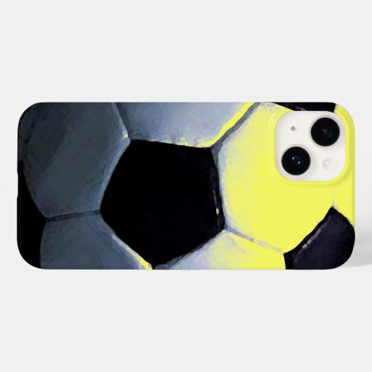 Voetbal Case-Mate iPhone Case (Achterkant (horizontaal))