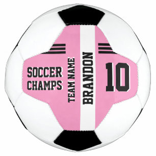 Voetbal Champs Roze Basis Gepersonaliseerde Sport 