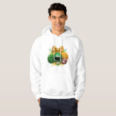 Voetbal Cheer Striktrui Hoodie (Voorkant volledig)