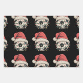 Voetbal Christmas Santa Hat Xmas Sports Inpakpapier Vel (Voorkant)