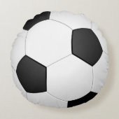 Voetbal Circle Sport Rond Kussen (Voorkant)