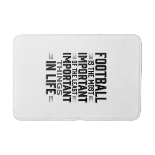 Voetbal citaat Vintage typografie shirt ontwerp_1 Badmat
