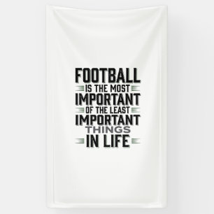 Voetbal citaat Vintage typografie shirt ontwerp_1 Spandoek