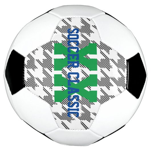 VOETBAL CLASSIC Houndstooth XX Sport Event Fun (Gedraaid)