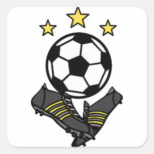 Voetbal Cleats Vierkante Sticker