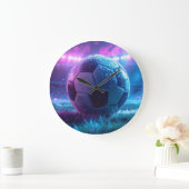 Voetbal CLock voor perfecte sporttiming Grote Klok (Huis)