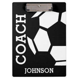 Voetbal coach Aangepast Trendy Modern Stijlvol Klembord