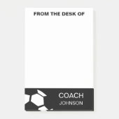 voetbal coach Aangepast Trendy Modern Stijlvol Post-it® Notes (Voorkant)