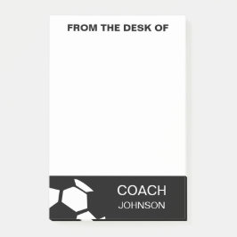 voetbal coach Aangepast Trendy Modern Stijlvol Post-it® Notes