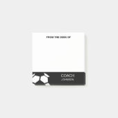 voetbal coach Aangepast Trendy Modern Stijlvol Post-it® Notes (Voorkant)