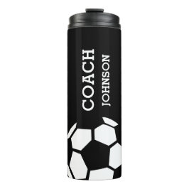 Voetbal coach Aangepast Trendy Modern Stijlvol Thermosbeker