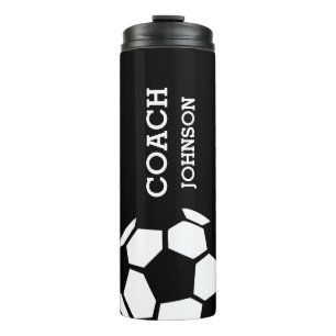 Voetbal coach Aangepast Trendy Modern Stijlvol Thermosbeker