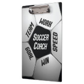 Voetbal coach Bedankt Grote Koel Klembord (Links)