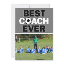 Voetbal coach Beste ooit Aangepaste Foto Hartelijk