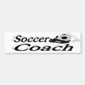 Voetbal coach bumpersticker (Voorkant)