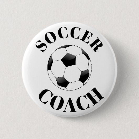 Voetbal coach Button (Voorkant)