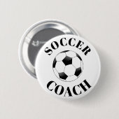 Voetbal coach Button (Voorkant /achterkant)