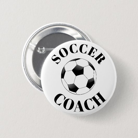 Voetbal coach Button (Voorkant /achterkant)
