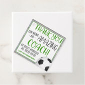Voetbal coach Cadeau Label (In situ)