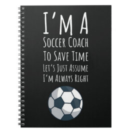 Voetbal coach Cadeaus Sport Bedankt Coach Keepsake Notitieboek