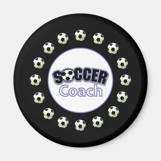 Voetbal coach Dank u, Balls Magneet (Voorkant)
