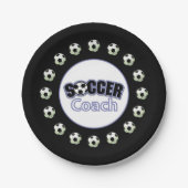Voetbal coach Dank u, Balls Papieren Bordje (Voorkant)