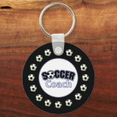 Voetbal coach Dank u, Balls Sleutelhanger (Voorkant)