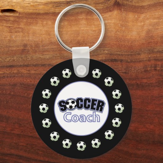 Voetbal coach Dank u, Balls Sleutelhanger (Voorkant)