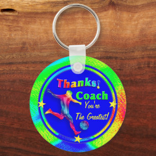 voetbal coach Dank u Sleutelhanger