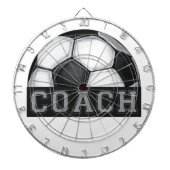 Voetbal coach dartbord (Voorkant)