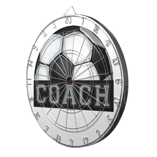 Voetbal coach dartbord (Voorkant Rechts)