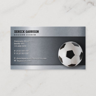 Voetbal coach   de Moderne Giften van Sporten Visitekaartje