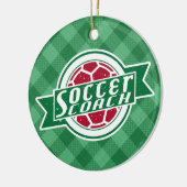 voetbal coach Decoratie (Links)