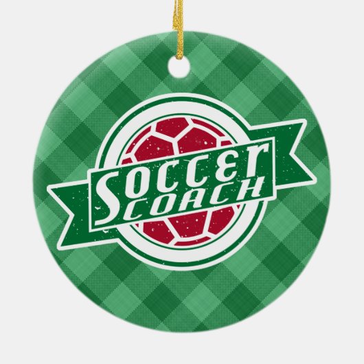 voetbal coach Decoratie (Achterkant)